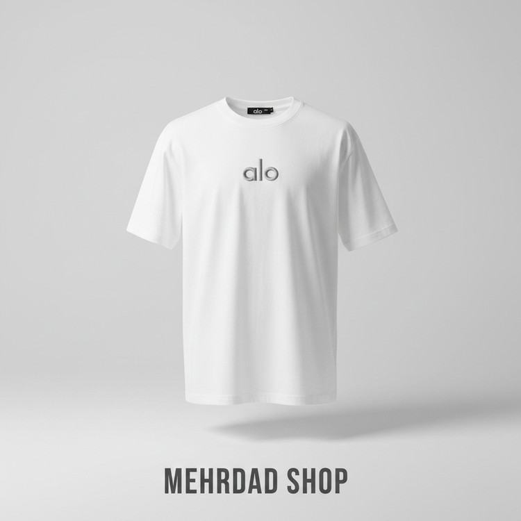 تیشرت برند ALO پارچه دونخ گرم بالا بسیار باکیفیت